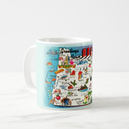 Oregon Map Tasse