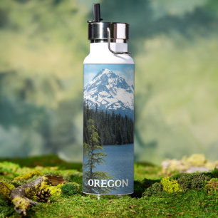 Oregon Monte Hood und Seenlandschaft Trinkflasche