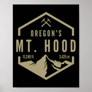 Oregon Mountain Mt. Hood  Poster