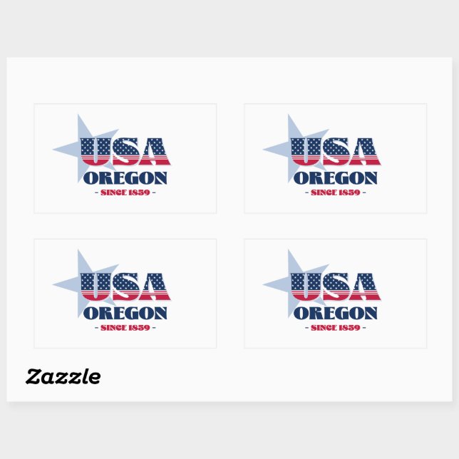 Oregon My Zuhause Staat Sticker (Blatt)