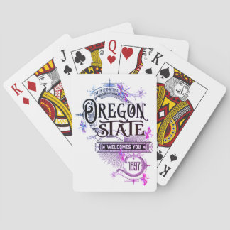 Oregon Playing Cards Vintag Illustration Spielkarten