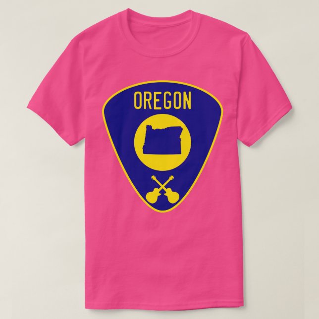 Oregon Plektrum T-Shirt (Design vorne)