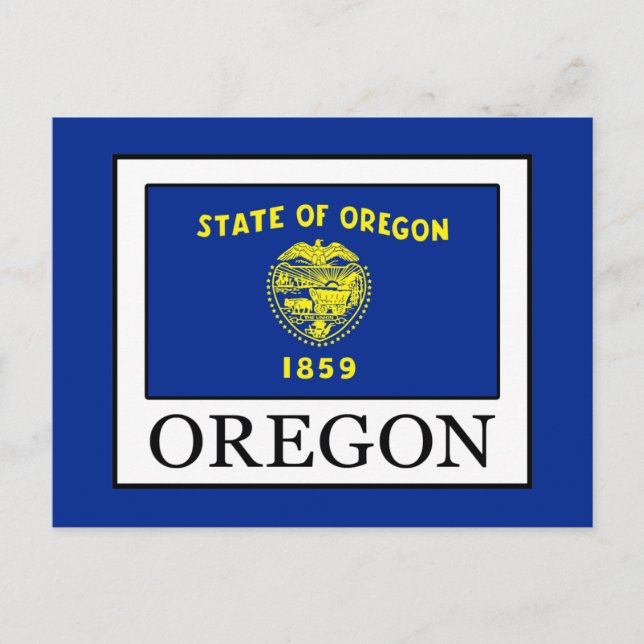 Oregon Postkarte (Vorderseite)