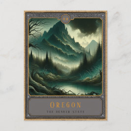 Oregon | Postkarte Gothic Art