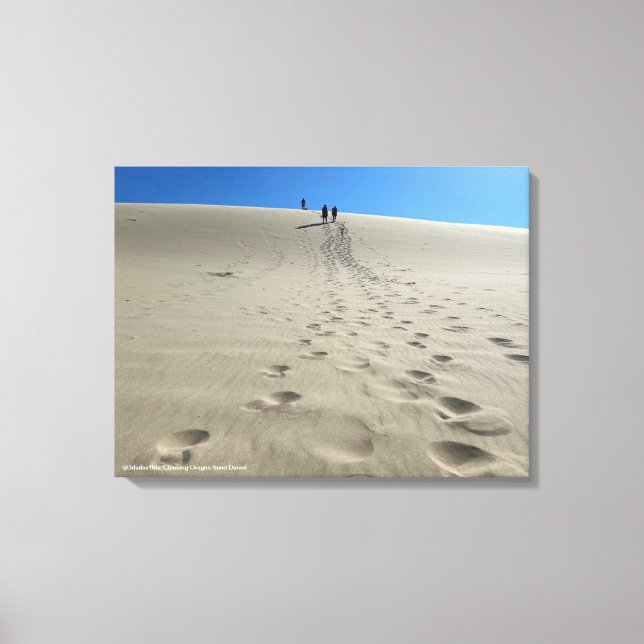 Oregon Sand Dunes Print @3Typs1life Leinwanddruck (Vorderseite)