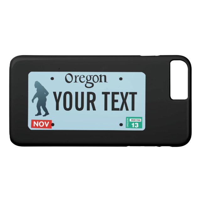 Oregon Sasquatch License Plate Case-Mate iPhone Hülle (Rückseite (Horizontal))