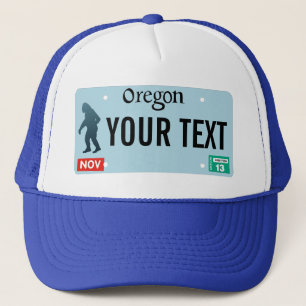 Oregon Sasquatch License Plate Truckerkappe