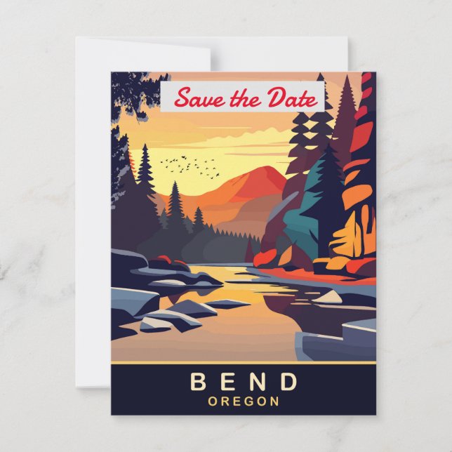 Oregon Save The Date (Vorderseite)