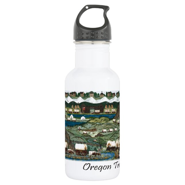 Oregon-Spur Edelstahlflasche (Vorderseite)
