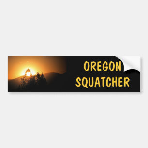Oregon Squatcher Bigfoot Hunter Autoaufkleber