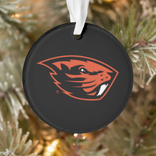 Oregon Staat Beavers   Biberkopf Ornament