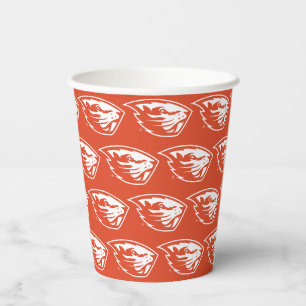Oregon Staat Beavers   Biberkopf Pappbecher