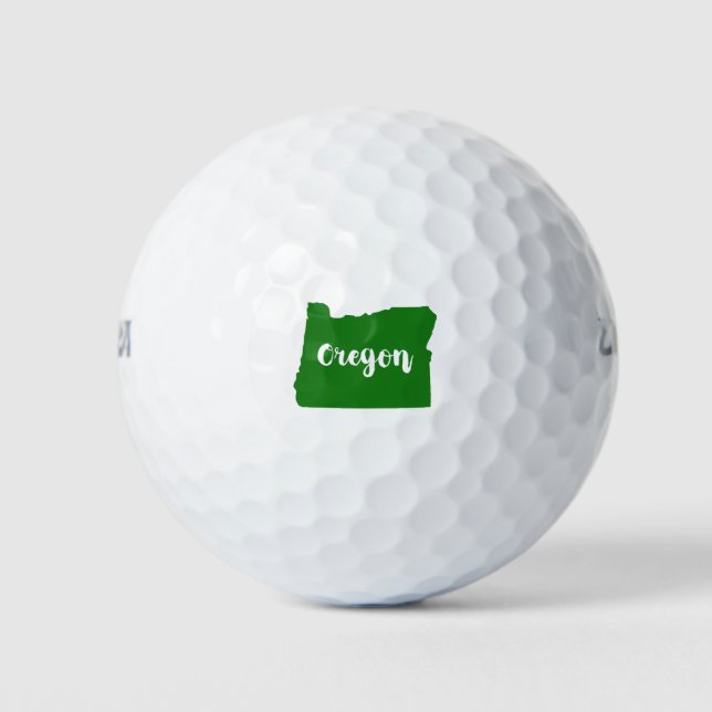 Oregon Staat Green Golfball (Vorderseite)