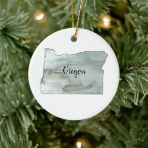 Oregon Staat Illustration Keramik Ornament