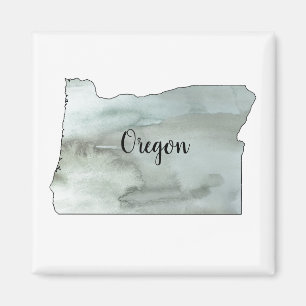 Oregon Staat Illustration Magnet