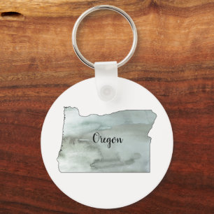 Oregon Staat Illustration Schlüsselanhänger