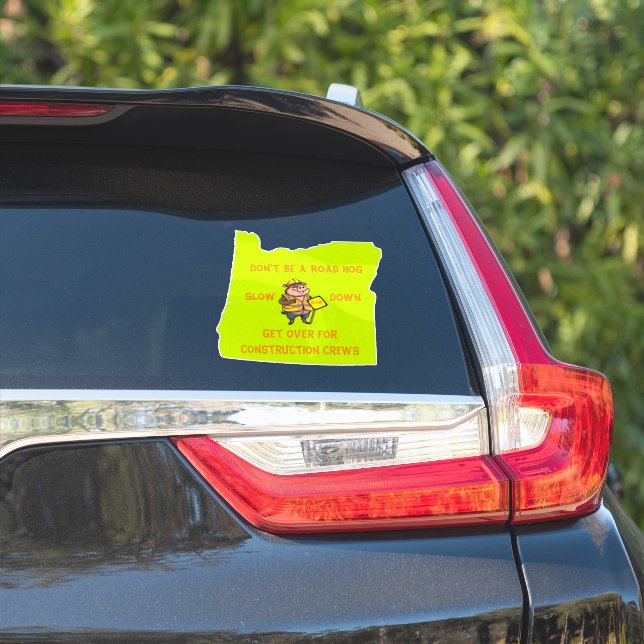 Oregon Staat ist kein Straßenring Aufkleber (Auto Seite)