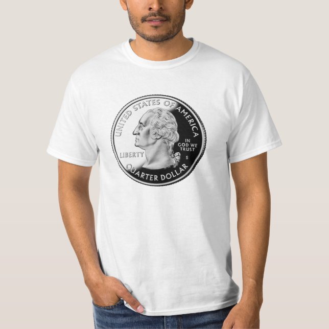 Oregon "Staat viertelt" "Kratersee " T-Shirt (Vorderseite)