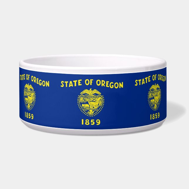 Oregon State Flag Bowl Napf (Links)