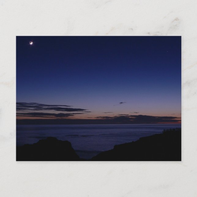 Oregon Sunset Postcard Postkarte (Vorderseite)