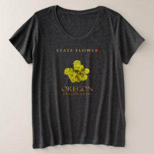 Oregon-Territoriumsblume Die Oregon-Weintraube Große Größe T-Shirt