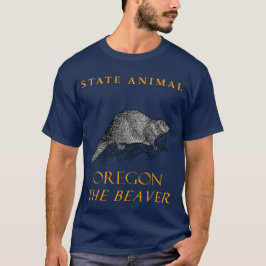 Oregon Territory Animal The American Beaver T-Shirt