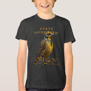 Oregon Territory Songbird Die Wiesenlerche (Sturne Tri-Blend Shirt