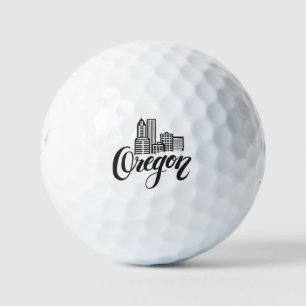 Oregon Typografie Design Golfball