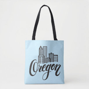 Oregon-Typografie-Entwurf Tasche