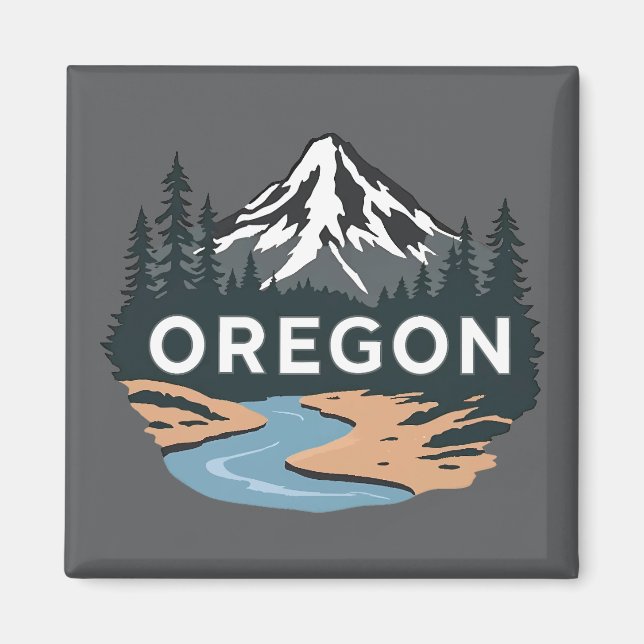 Oregon USA Magnet (Vorne)