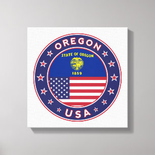 Oregon, USA Staaten, Oregon Poster, Leinwand