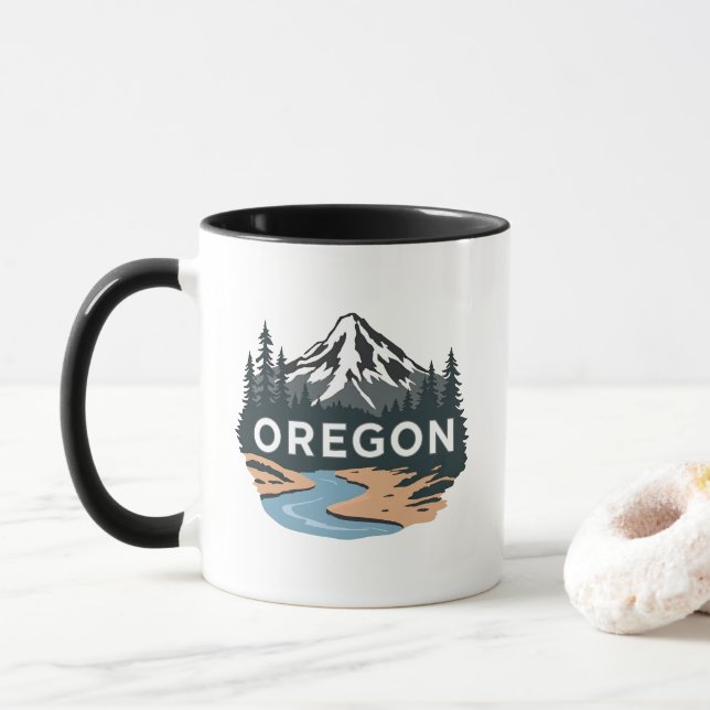 Oregon USA Tasse (Mit Donut)