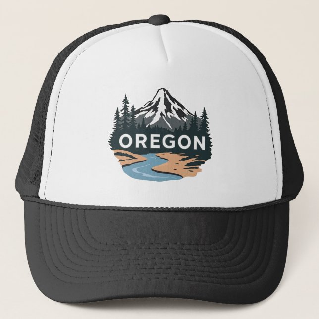 Oregon USA Truckerkappe (Vorderseite)