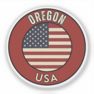 Oregon Vereinigte Staaten von Amerika Aufkleber