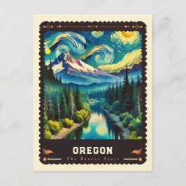 Oregon | Vincent Van Gogh Inspiriert Postkarte