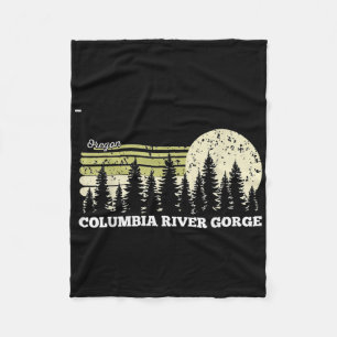 Oregon Wandern Columbia River Gorge Bäume Natur Fo Fleecedecke