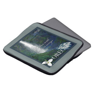 Oregon Waterfall Poster Laptopschutzhülle