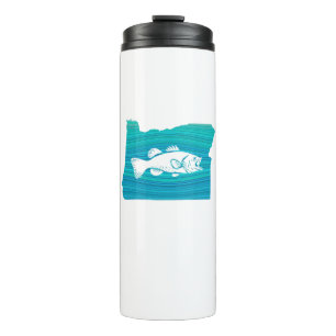 Oregon Wave Fishing Thermosbecher