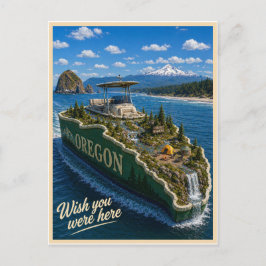 Oregon | Wish You Were Here | State-Serie Postkarte