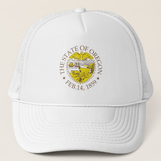Oregon-Zeichen Truckerkappe (Vorderseite)