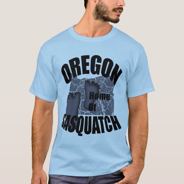 Oregon Zuhause des T - Shirt Sasquatch (Vorderseite)