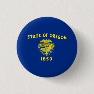 Oregonische Flagge, Flagge von Oregon Button
