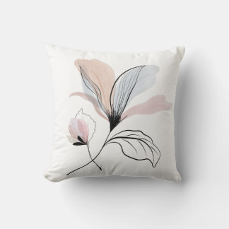 Oreiller à jet d'aquarelle