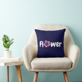 Oreiller à jet de fleurs