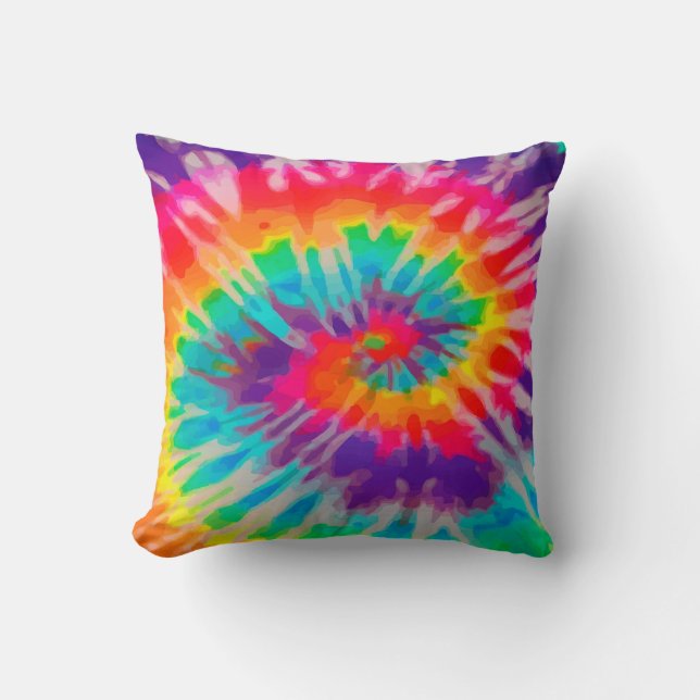 Oreiller à jet Tye-Dye-3 (Recto)