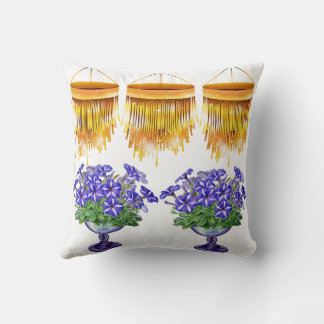 oreiller à jetons à imprimé floral, coussin à fleu