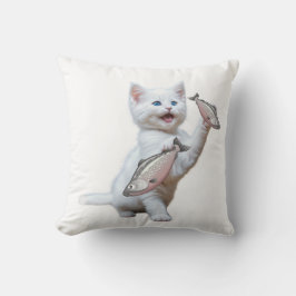 oreiller à jetons de chat