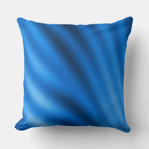 Oreiller à lancer Abstrait Indigo Gradient