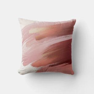Oreiller à lancer Abstrait rose Gold