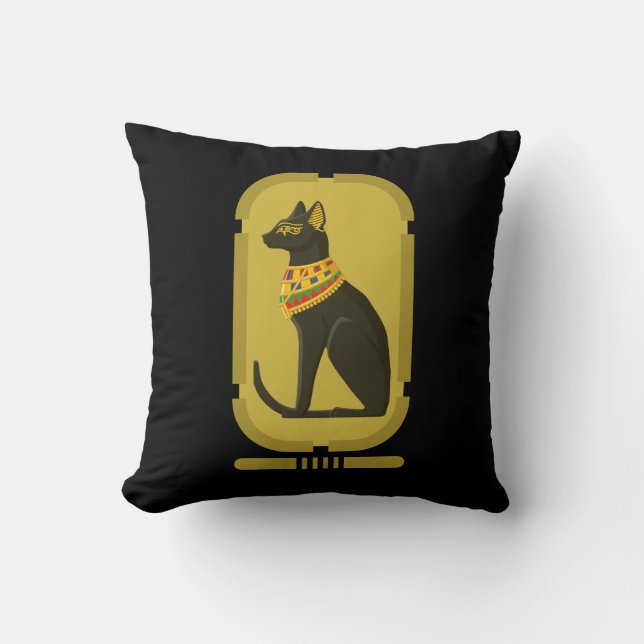 Oreiller à lancer Bastet (Recto)